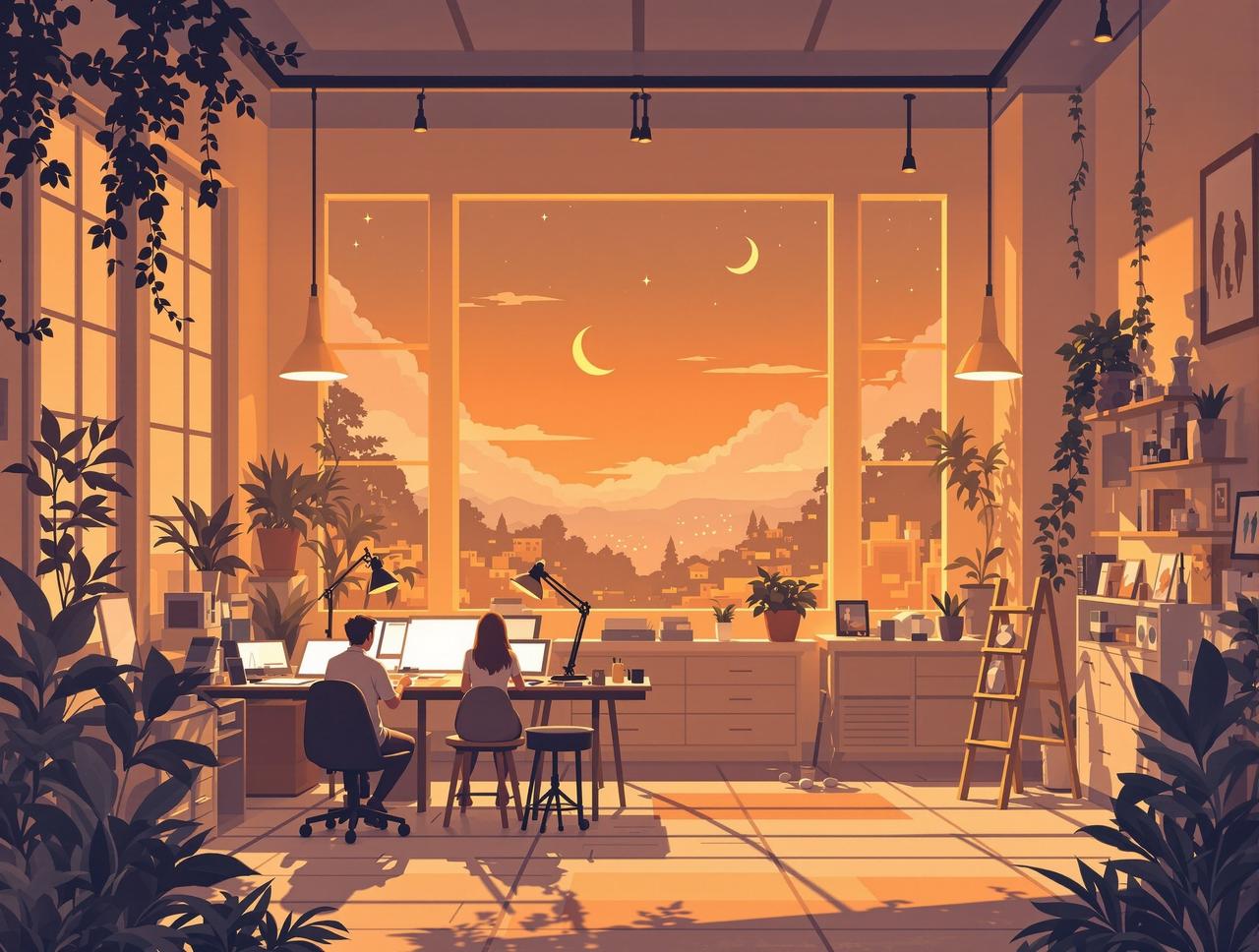 红果网页创作团队工作场景